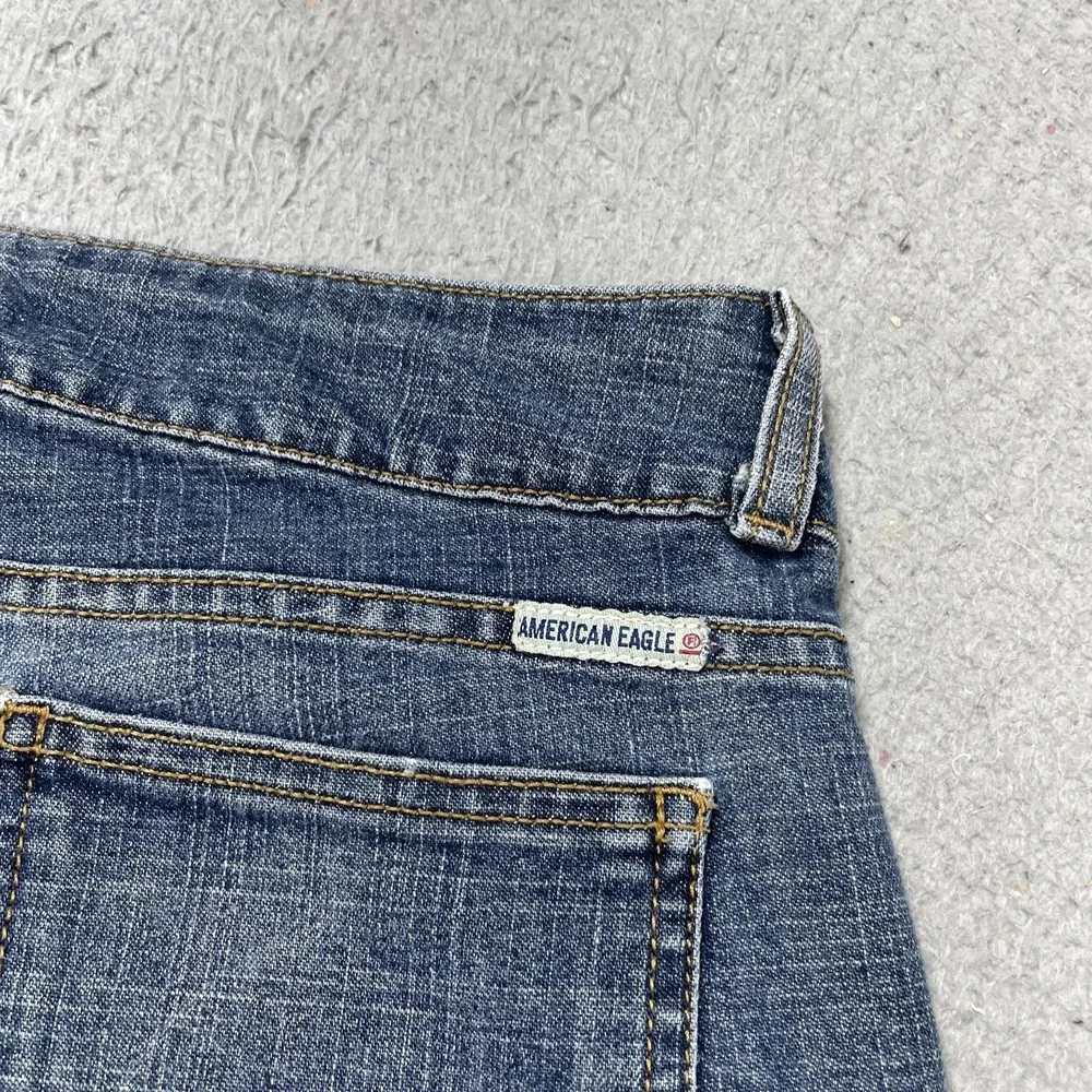 American Eagle‎ Outfitters Jeans Womens 6 Blue Medium Wash Bootcut Stretch 29x31